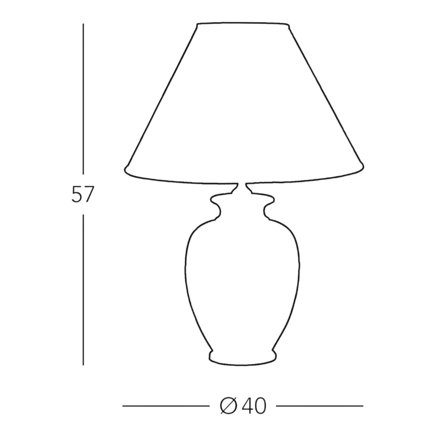 Giardino Cracle Ø 30 cm – handgefertigte Tischlampe aus Italien #size:40cm
