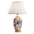 Damasco Ø 40 cm – handgefertigte Tischlampe aus Italien #size:40cm
