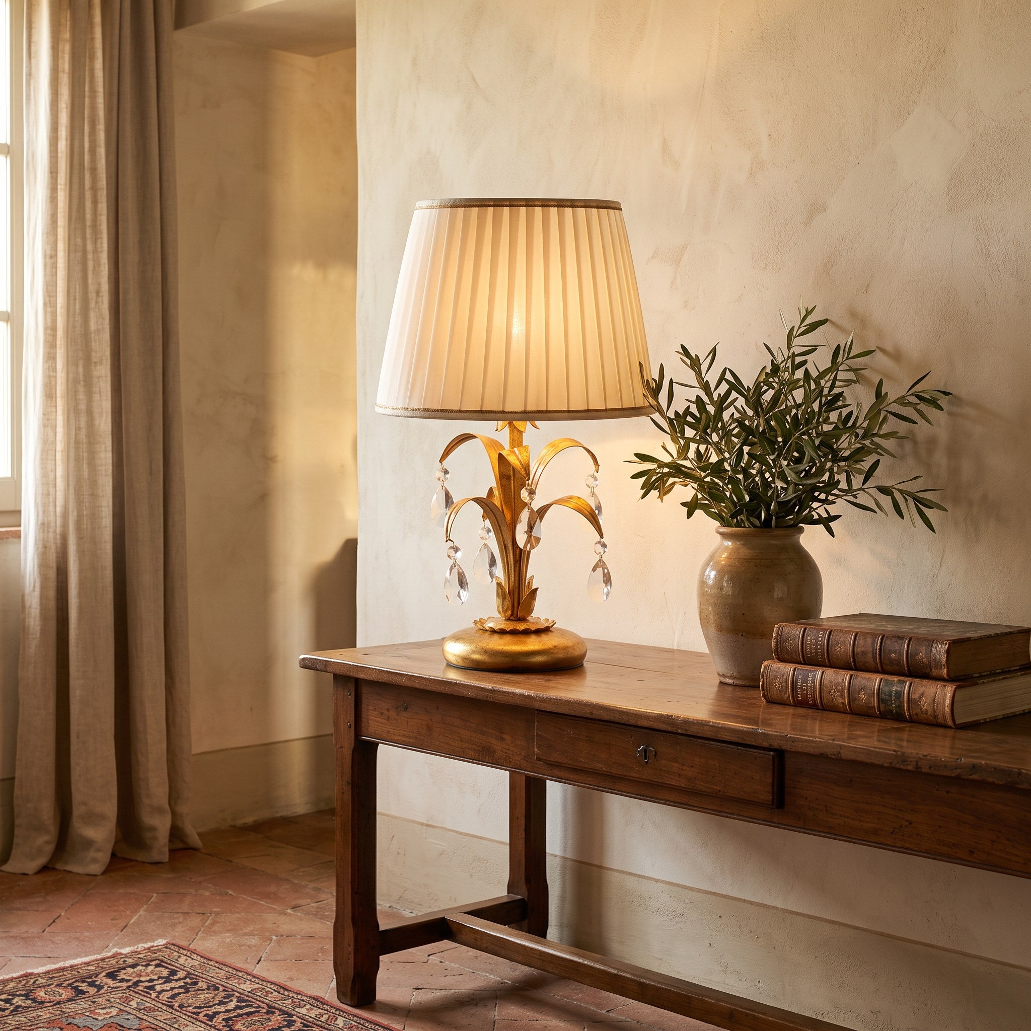 Arezzo Tischleuchte im Toskana-Ambiente #all:1
