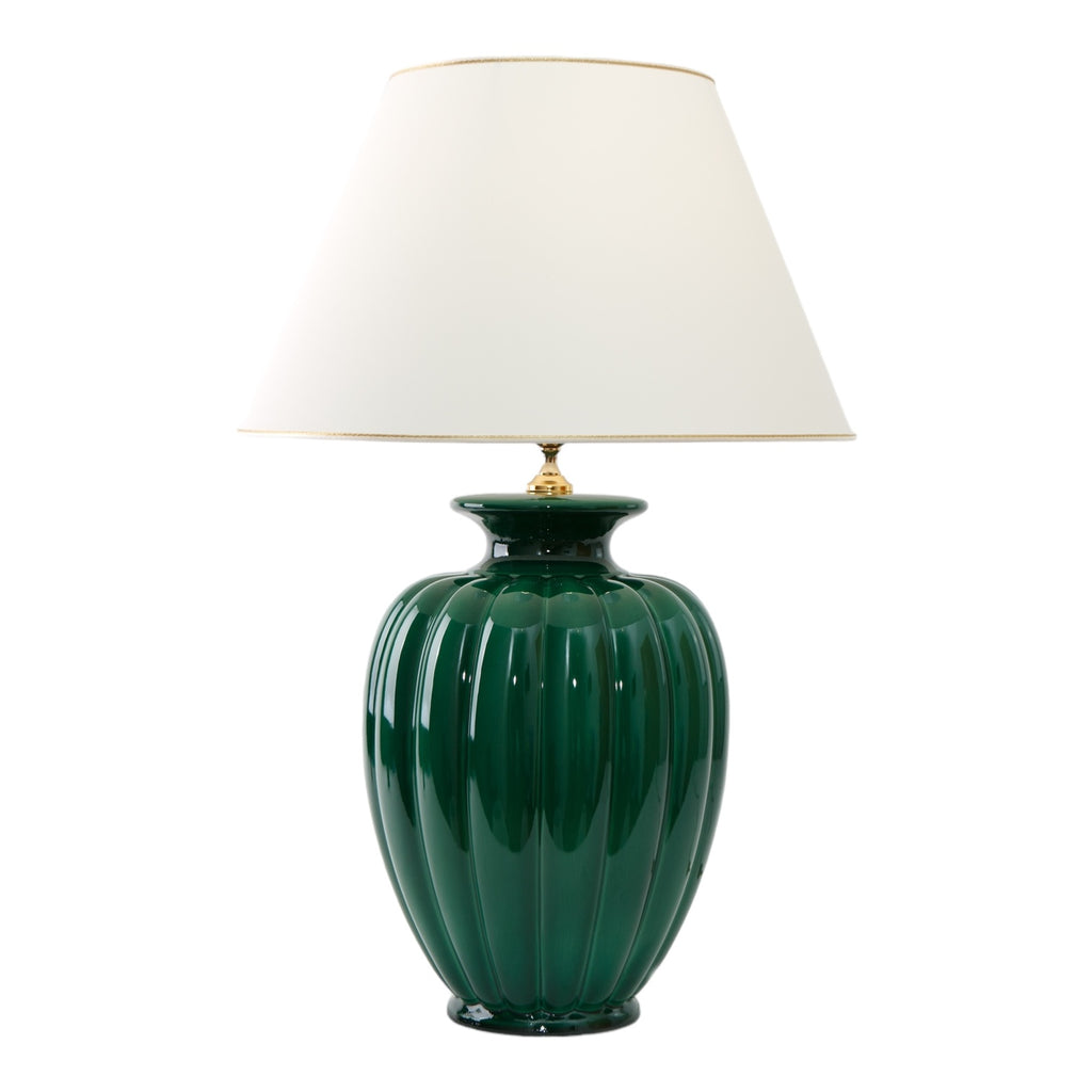 Lunatre Palazzo Verde (Grün), Lampenschirm Beige #color:verde #shade:beige