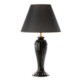 Lunatre Eleganza Nero – handgefertigte Tischlampe aus Italien #color:nero #shade:schwarz