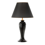 Lunatre Eleganza Nero – handgefertigte Tischlampe aus Italien #color:nero #shade:schwarz