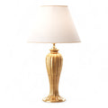 Lunatre Eleganza Oro Antico – handgefertigte Tischlampe aus Italien #color:oro-antico #shade:beige