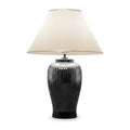 Lunatre Nobile Platino, Freisteller, Schirm Empire Beige – handgefertigte Tischlampe aus Italien #shade:beige #form:empire