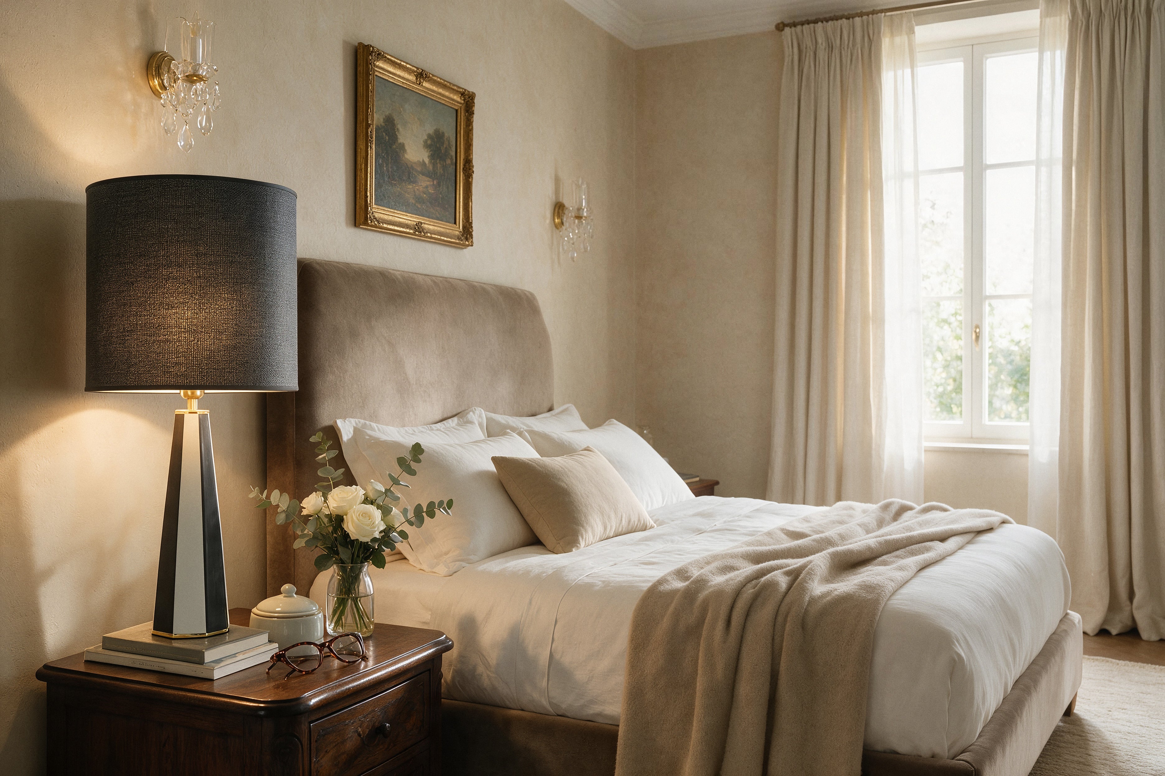 Colette im eleganten Schlafzimmer #all:1