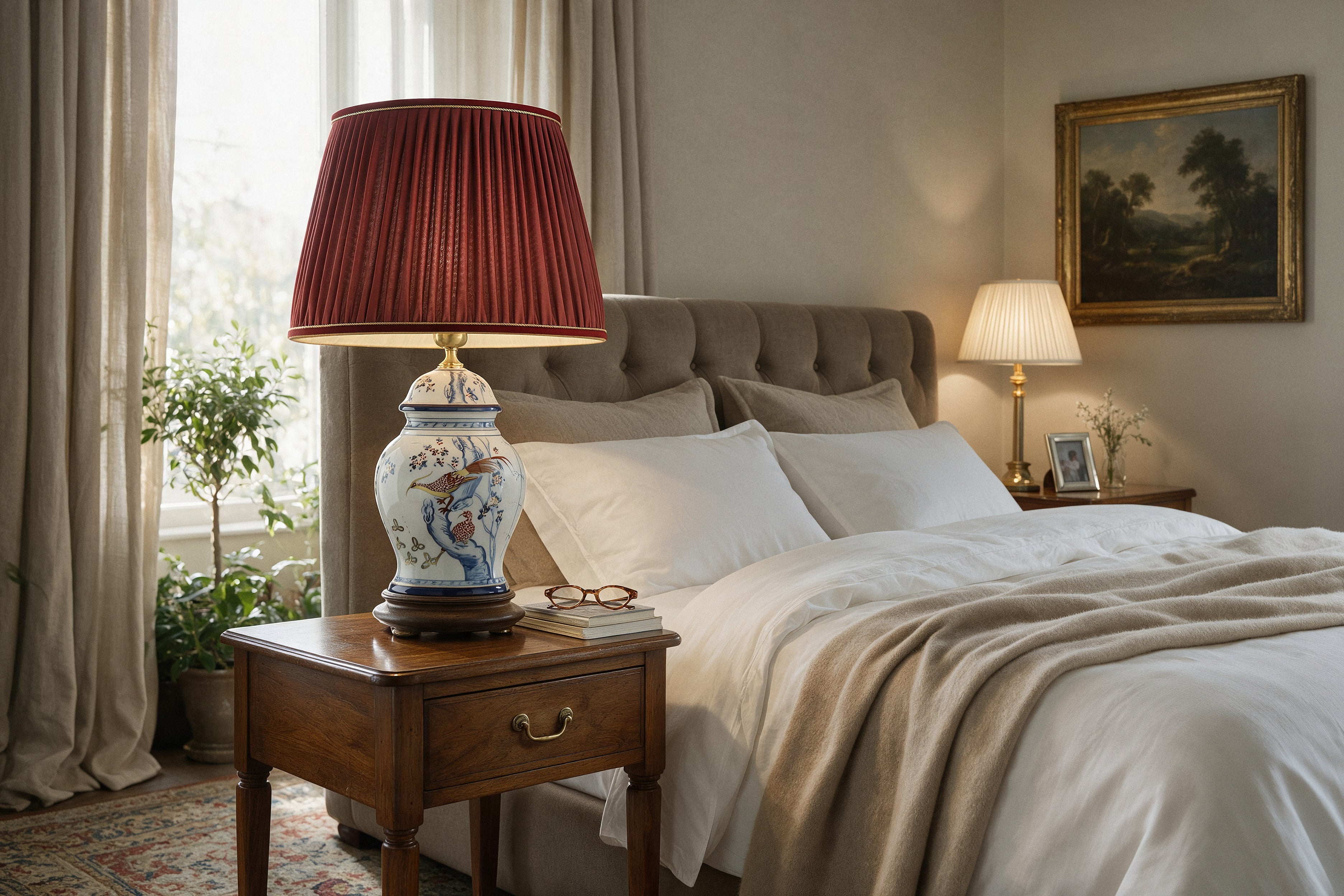 Fagiani im eleganten Schlafzimmer #all:1