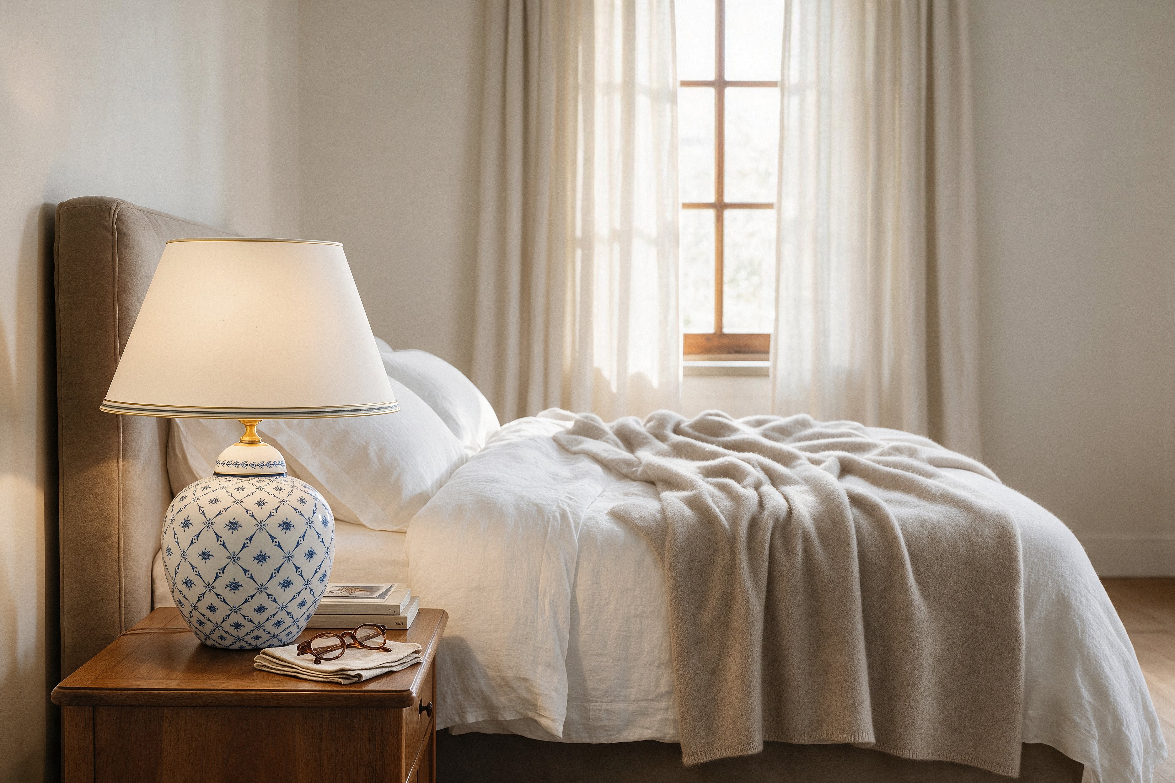 Rombi Fiori im eleganten Schlafzimmer #all:1