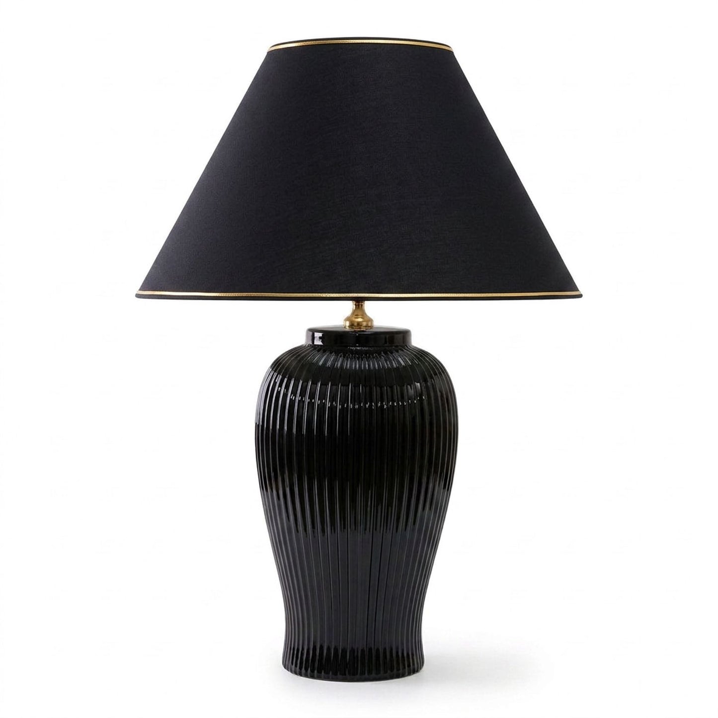 Lunatre Nobile Nero, Schirm Empire Schwarz #shade:schwarz #form:empire