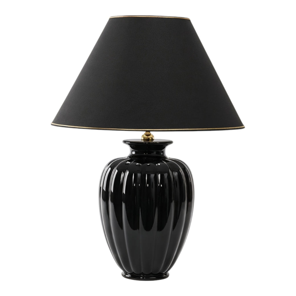 Lunatre Palazzo Nero (Schwarz), Lampenschirm Schwarz #color:nero #shade:schwarz