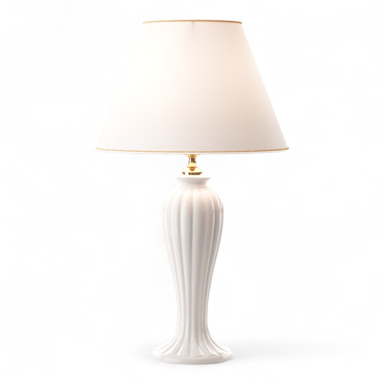 Lunatre Eleganza Vaniglia – handgefertigte Tischlampe aus Italien #color:vaniglia #shade:beige